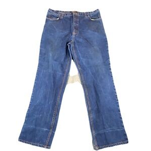 Walls FR Jeans Mens 42x32‎ Flame Resistant Straight Leg Heavy Denim Workwear New